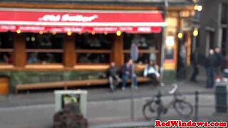 european escort rides cock in holland