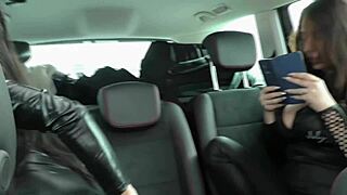 Bisexual milf brunette cuties in group kiss, masturbate, handjob, deepthroat, share berliner guy's cum