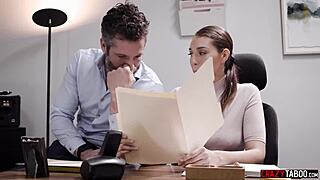 horny couple enjoys hardcore safe sex, teen lola fae loves it