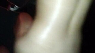 Homemade couple's oiled massage turns into unprotected fucking