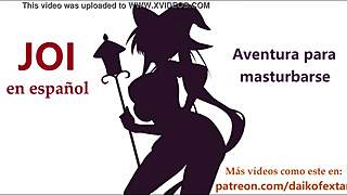 Sexy witch in spanish joi wants your cum