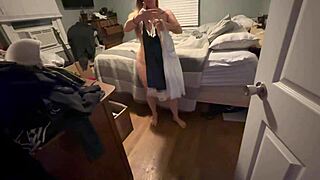 Did this milf step mom seduce me into spreading her wide for a creampie?