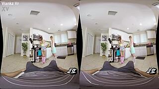 Sorority Girls Alyce Anderson And Brooke Haze In Horny Initiation With Blowjobs