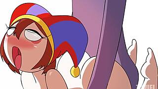 pornmi zaviel features ass blowjob cartoon creampie with big monster cocks and big asses