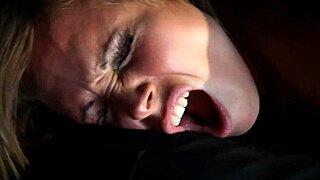 Roughly fucked submissive rides dick in cowgirl position