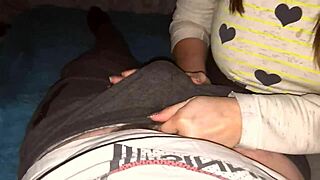 A neighbor visited and I gave him a blowjob?