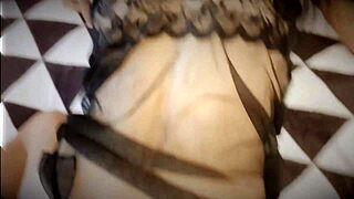 Wife looks stunning in sexy erotic lingerie!