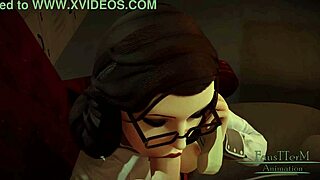 Elizabeth from Bioshock sucks stranger's monster cock