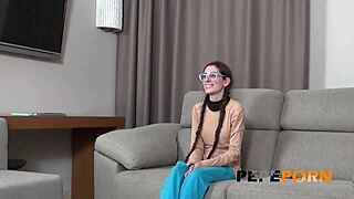 littlebio swallows lots of cock after explaining her name