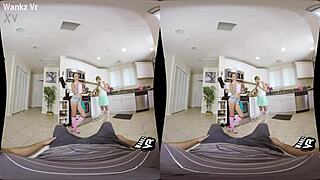 Sorority Girls Alyce Anderson And Brooke Haze In Horny Initiation With Blowjobs