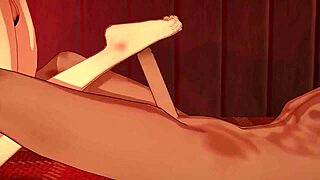 Cass Hamada moans during titjob and footjob sex 💦