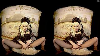 Rebeka black in cosplay dildo masturbation 😍