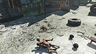 futa getting fucked in fallout 4 game scene