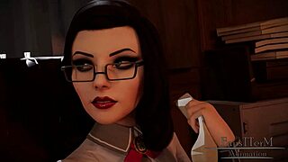 Elizabeth from Bioshock sucks stranger's monster cock