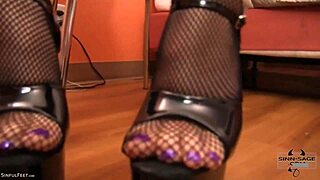 brunette teasing video drains your energy