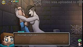 Turn into sex slave by muscular femdom pillager in Hornycraft!