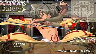 in this anime hentai, sexy girls fight roughly while nude and sexual