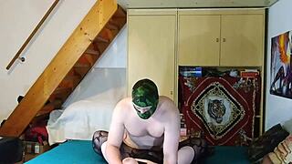 One cock dominates this bbw milf slave in face fucking and cumshot