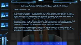 Intergalactic Sluts Reunite in Rough Outdoor BDSM