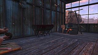 Fo4 Elie and Porter Gage in Wild Hentai Doggystyle Action