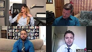 Huge Tits Employee Brooklyn Chase Caught on Video Chat. Did She Know Everyone Watched Her Boobs?