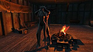 Fo4 Elie and Porter Gage in Wild Hentai Doggystyle Action