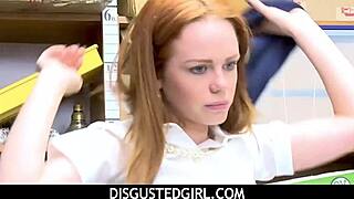 disgustedgirl, why's this redhead thief ella hughes punished so hard?