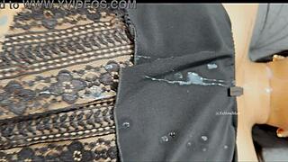 Young latina gets assfucked in wrong hole by big cock