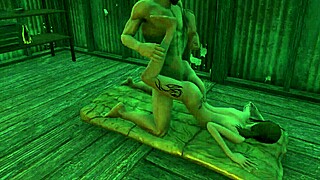 Fo4 Elie and Porter Gage in Wild Hentai Doggystyle Action