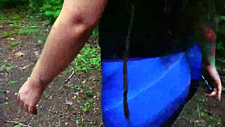 Yo, pissing in the forest for my pee fans!