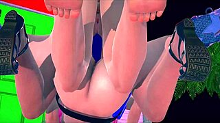 Bulma and C-18 get wild with toys