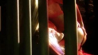 Busty cop, you're sharing a hard cock with another chick in this blonde tits ffm police cunilingus 3 some oral pussy milf.