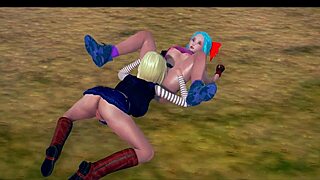 Bulma and C-18 get wild with toys