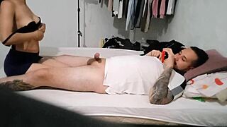 Madrastra Bent Over Hard by Hijastro in Wild Cuckold Scene