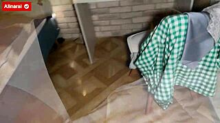 Christmas Sex with Stepdad Banging Silent Stepdaughter’s Big Ass in Hot Amateur Doggystyle