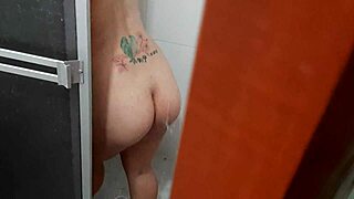 Spy on stepsister's big ass in shower?