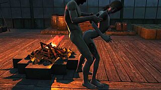 Fo4 Elie and Porter Gage in Wild Hentai Doggystyle Action