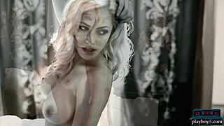 Playboy5.com showcases big natural tits with milf models Jessi June and Jade Pryce posing hot.