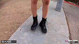 Wow! Mackenzie Mace Flashes in Public Before Rough Hotel Sex!