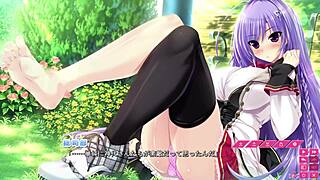 Kokorone Pendulum's common route ecchi scene 2 featuring Chihaya Tatewaki