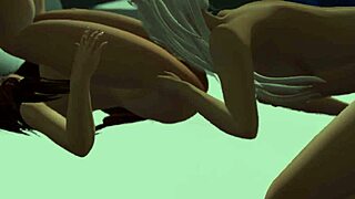 Intergalactic Sluts Reunite in Rough Outdoor BDSM