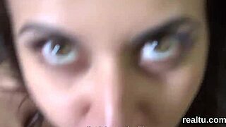 gorgeous czech amateur gives blowjob in mall pov after striptease