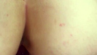 very tight pussy cums from small 18+ cock dildo