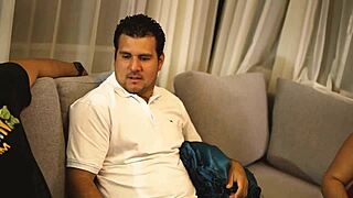 OMG! After Party, Stepmom and Stepdad Teach Me to Ride and Suck Until Creampie!