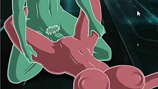 in this anime hentai, characters meet and engage in fucking through quantum entanglement