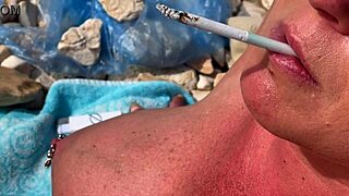 Smoking CIGARETTES on the BEACH at SUNSET