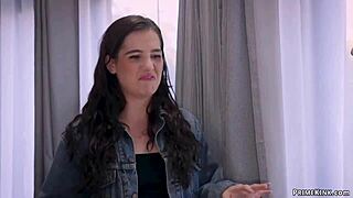 Cheating Stepsister in BDSM Threesome