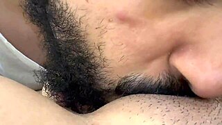 Couldn't resist and licked the maid's pussy