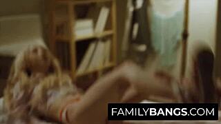 Tiny 18+ princess kenzie reeves bangs her supportive brother nathan bronson erotically