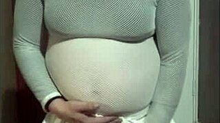 bisexual crossdresser mark wright craves a real cock fucking him while he plays with his own